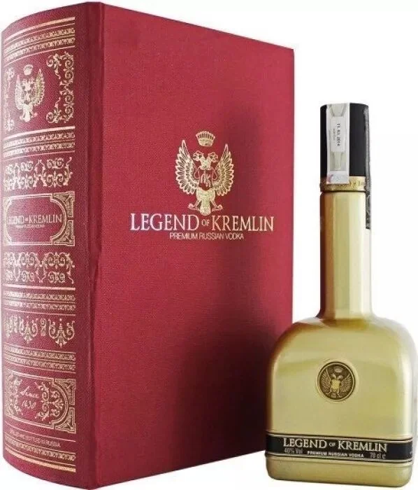 Legend of Kremlin vodka gift box