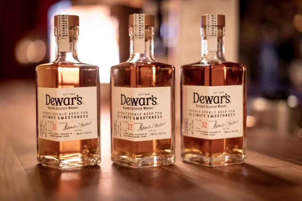 Dewar's Double Double 21, 27 and 32, each 500ml