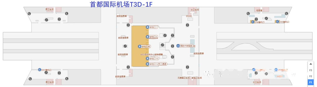 T3D, floor 1