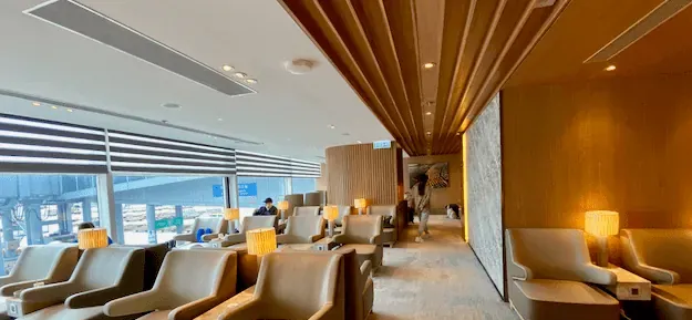Inside the Plaza Premium Lounge