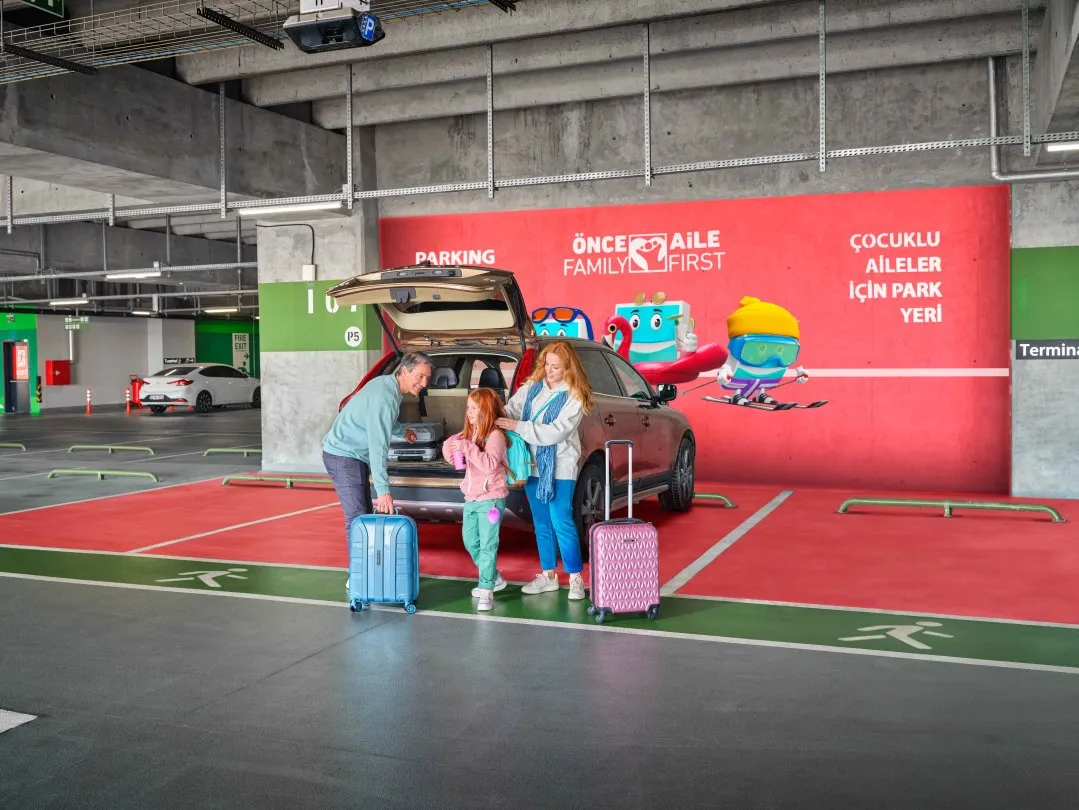 Family parking and priority lanes