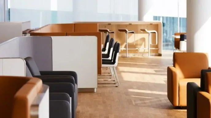 A Lufthansa lounge