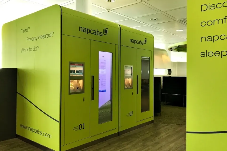 A NapCab sleeping pod