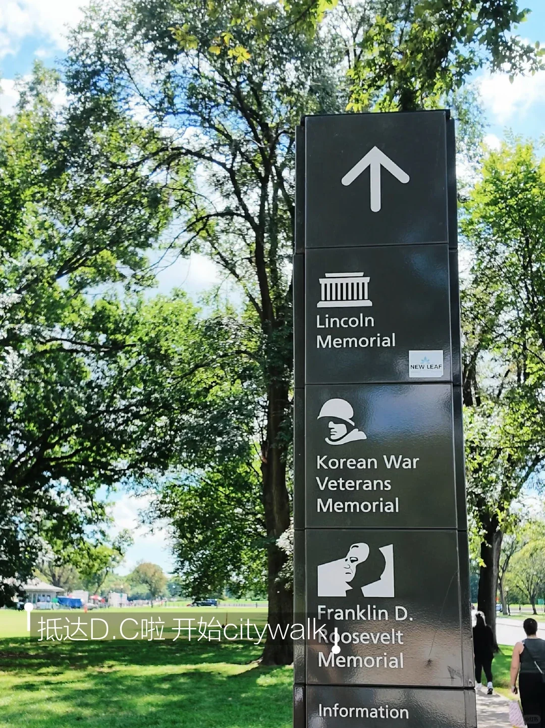 The street and memorial signs outside Washington Union Station