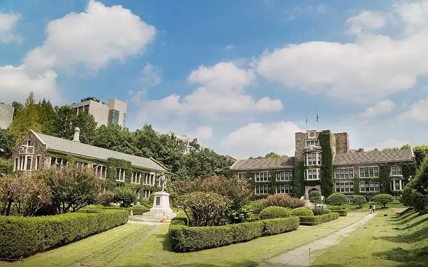 The Yonsei University campus, one of Seoul's university quarters