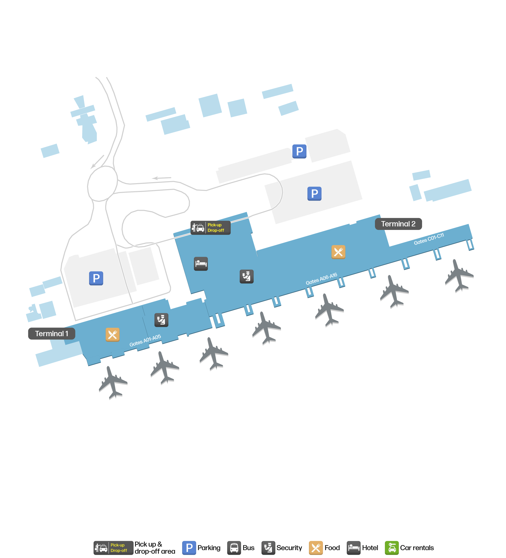 ADD Airport Terminal Map — Gates & Navigation