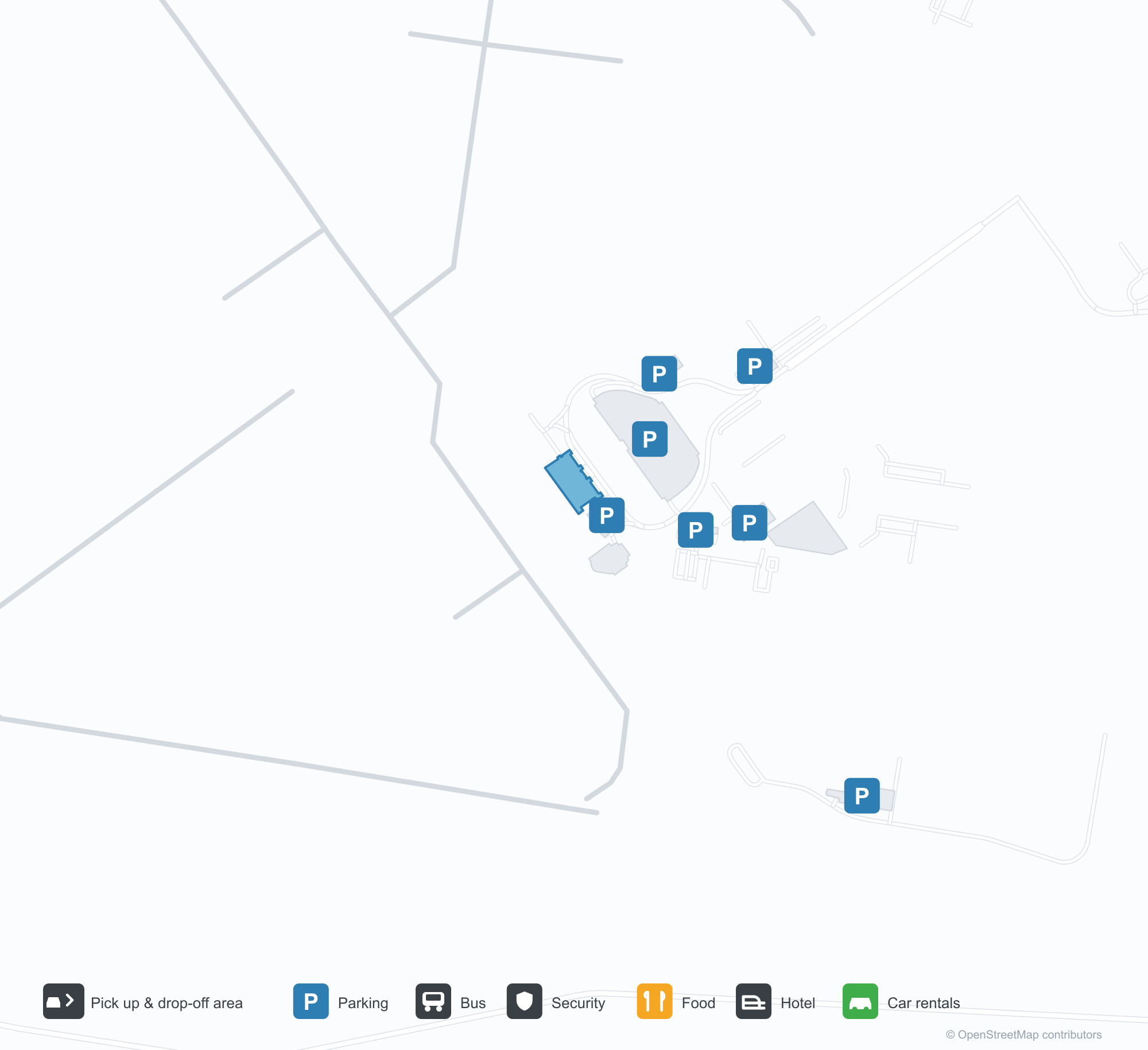 AEX Airport Terminal Map — Gates & Navigation