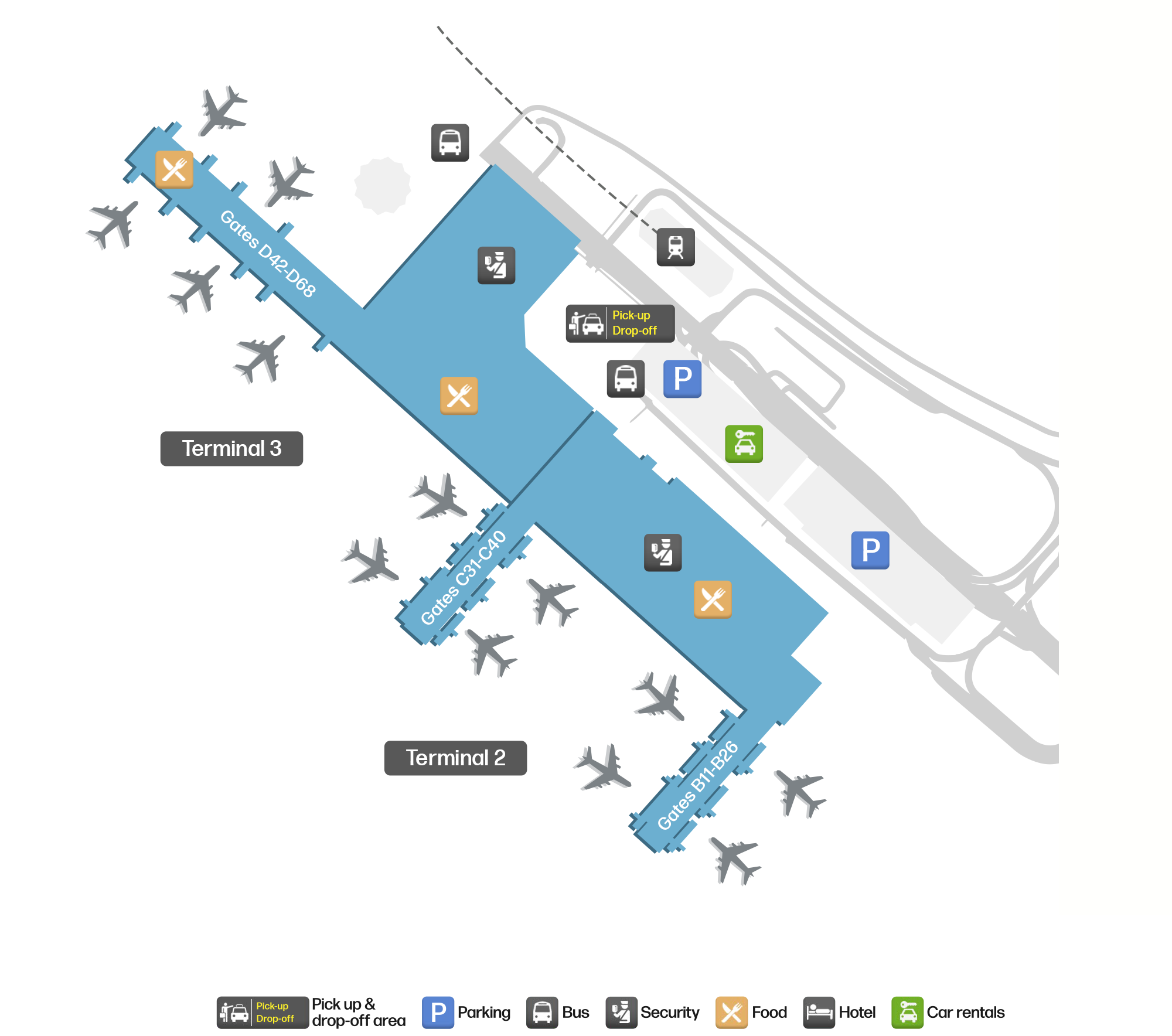 AGP Airport Terminal Map — Gates & Navigation