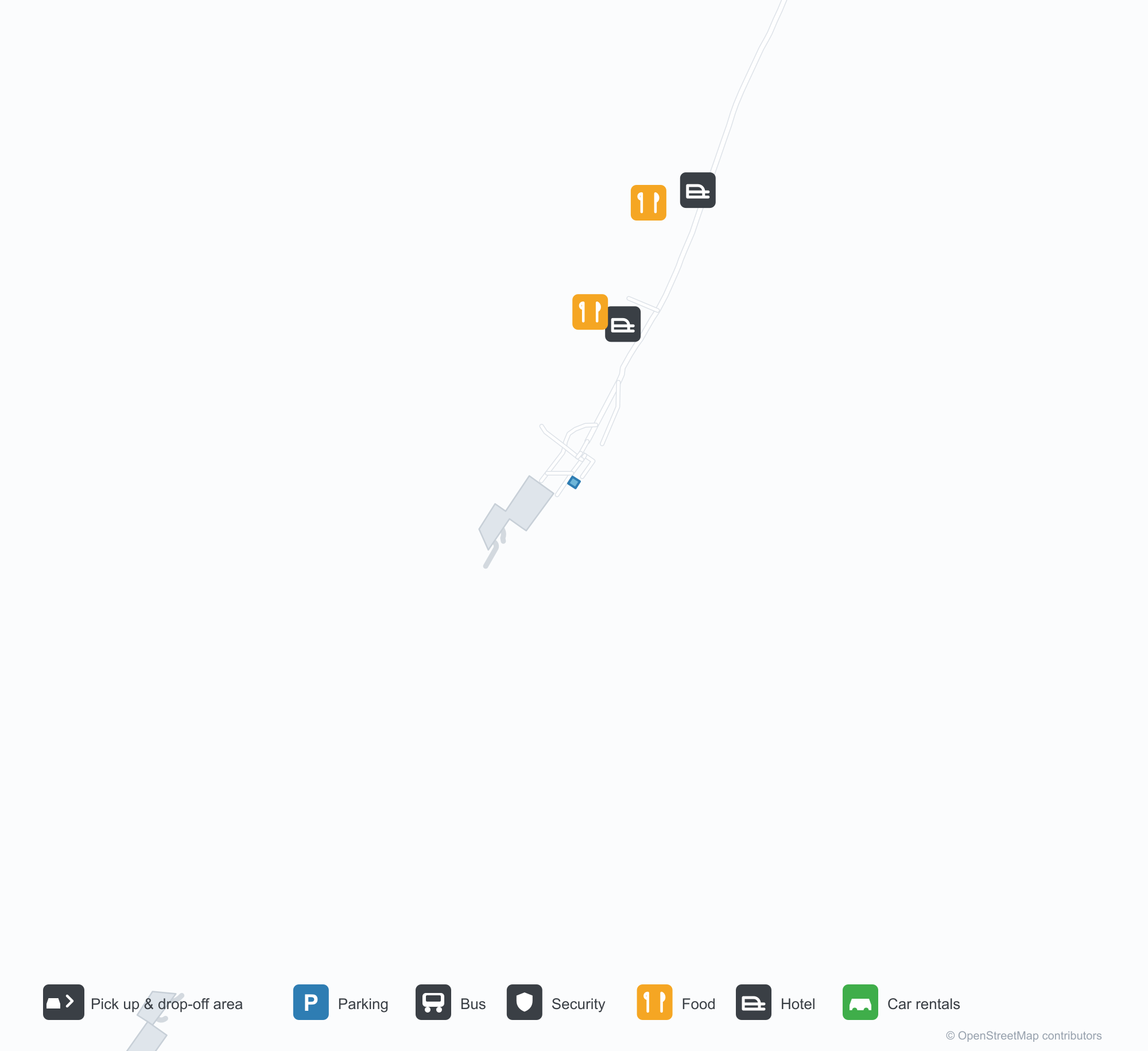 AGX Airport Terminal Map — Gates & Navigation