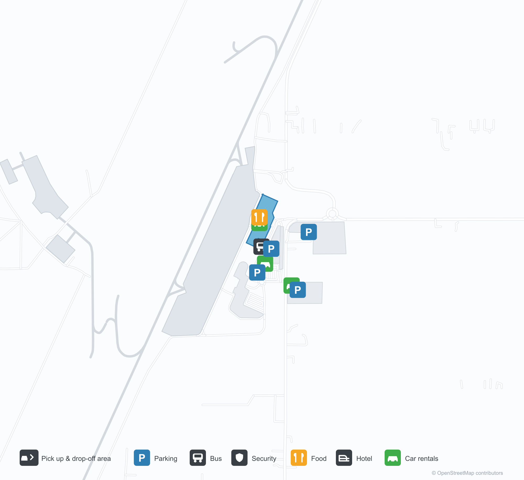 AHO Airport Terminal Map — Gates & Navigation