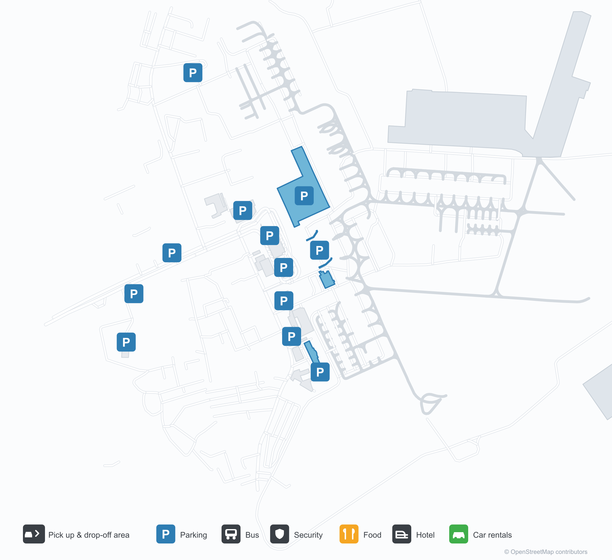 ALA Airport Terminal Map — Gates & Navigation
