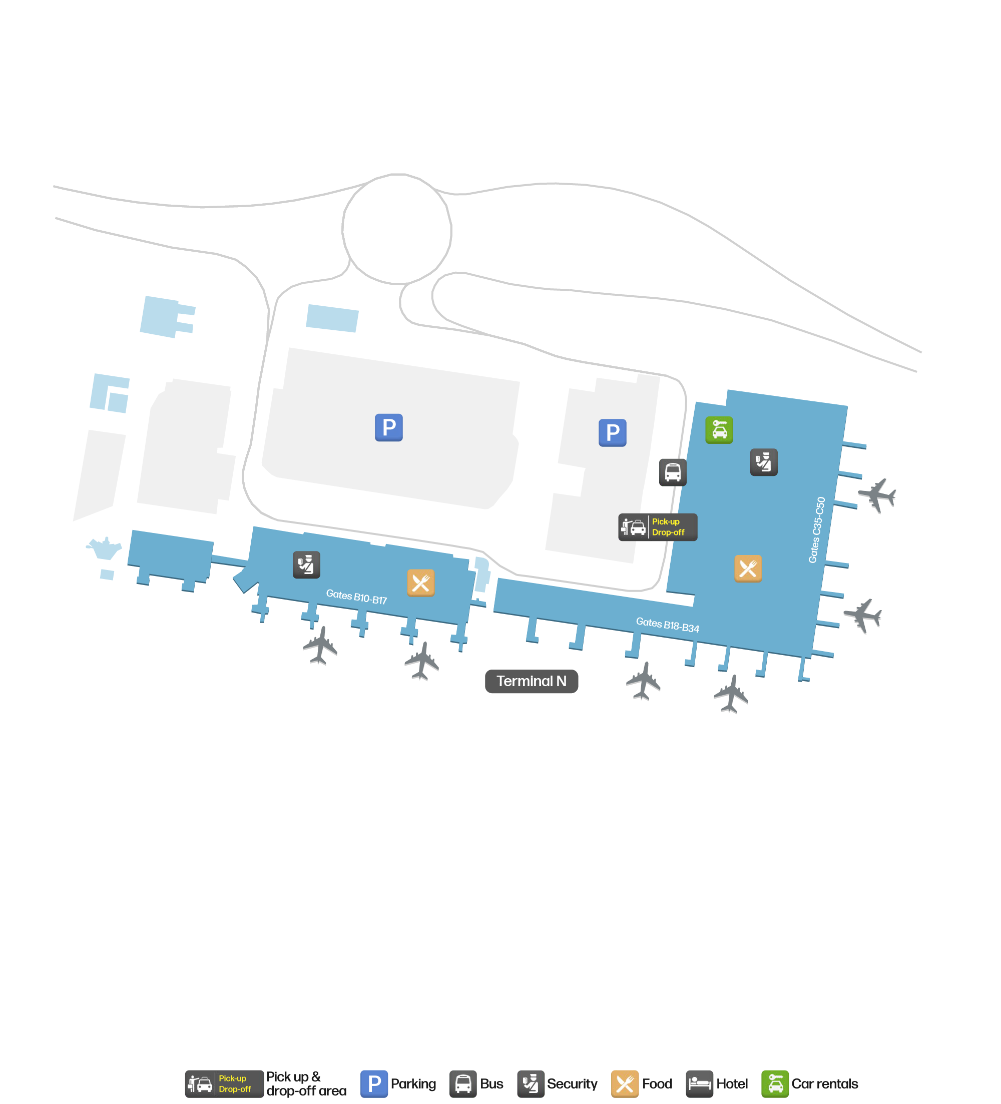 ALC Airport Terminal Map — Gates & Navigation