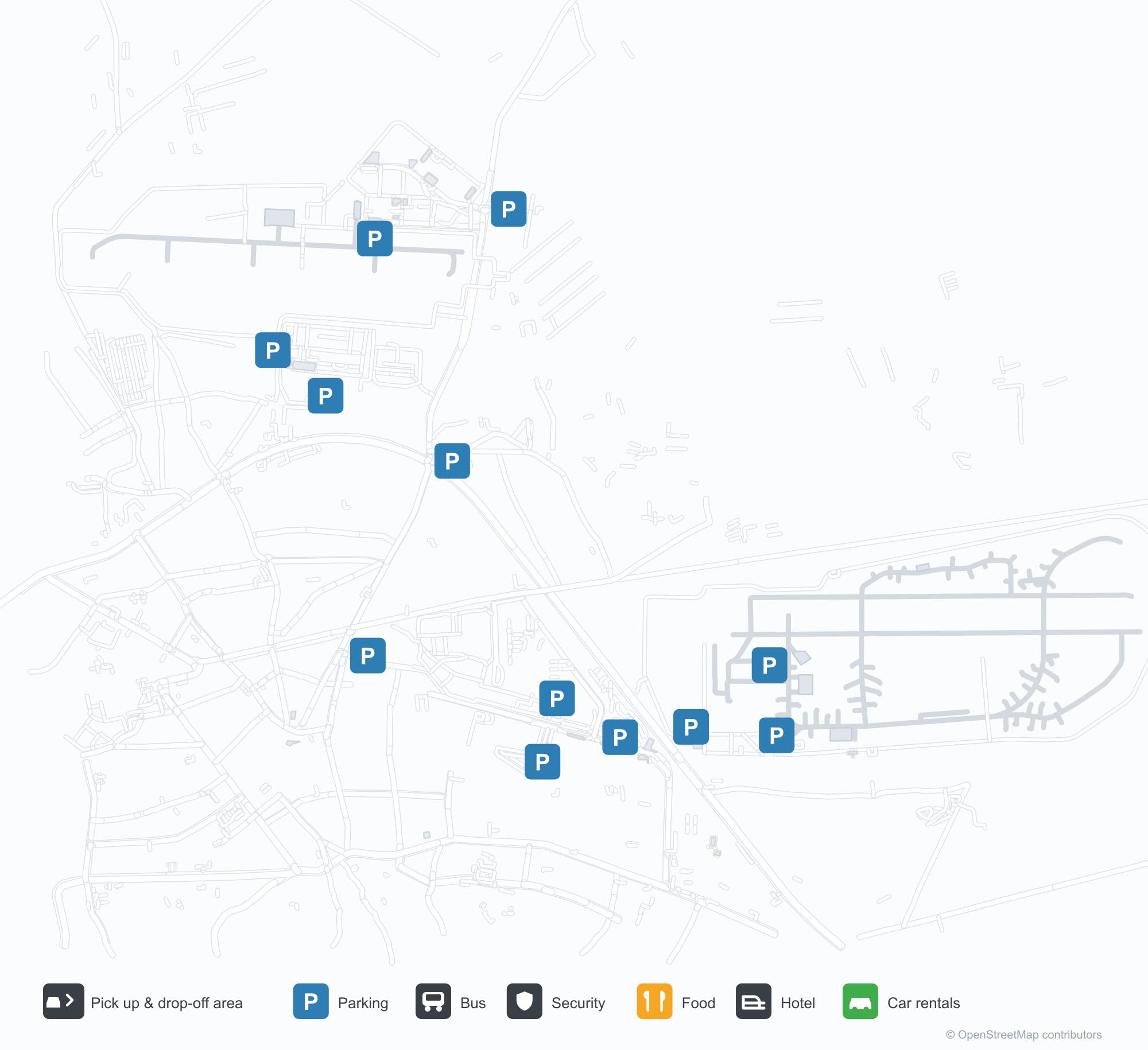 AOE Airport Terminal Map — Gates & Navigation