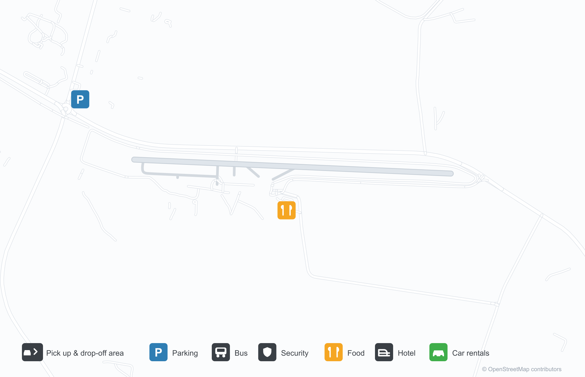 ARK Airport Terminal Map — Gates & Navigation