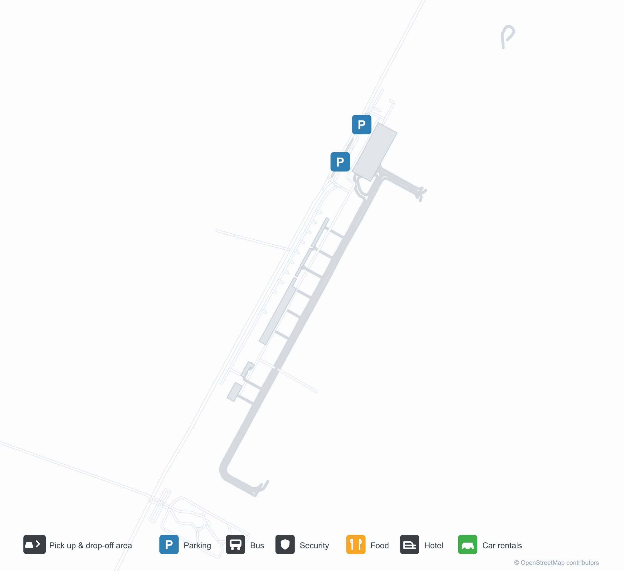 ARU Airport Terminal Map — Gates & Navigation