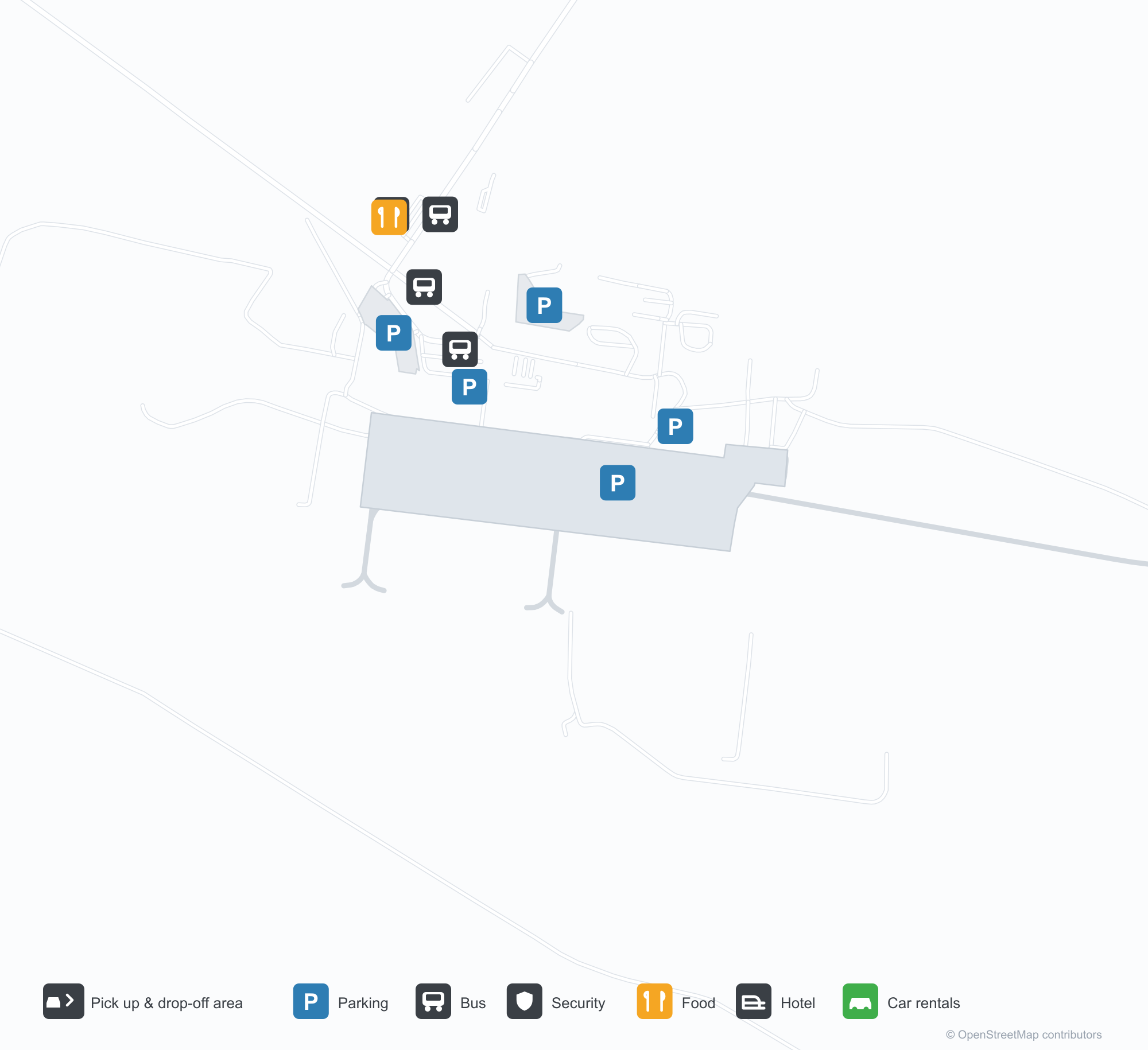 ASF Airport Terminal Map — Gates & Navigation