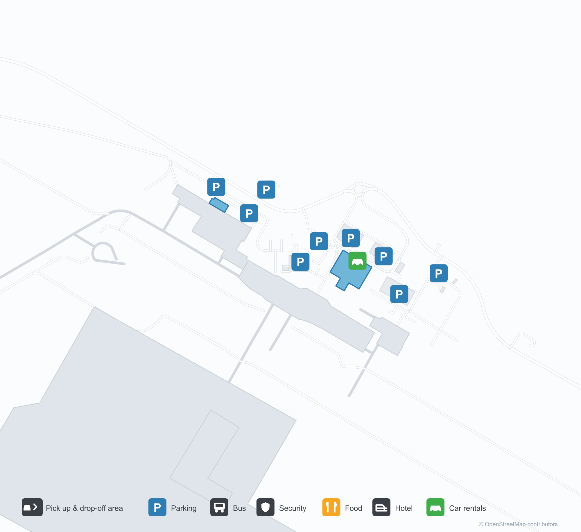 ASP Airport Terminal Map — Gates & Navigation