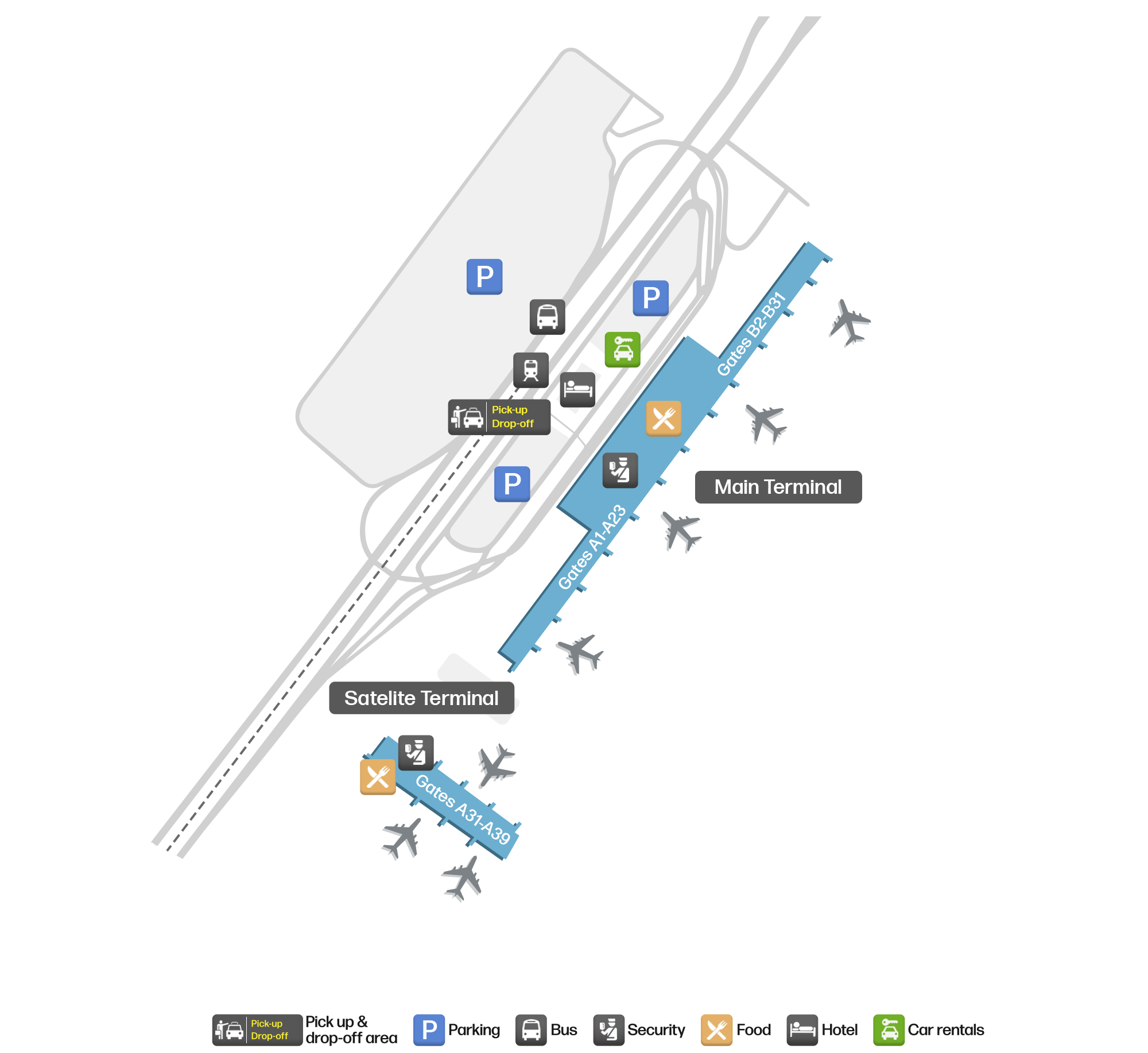 ATH Airport Terminal Map — Gates & Navigation