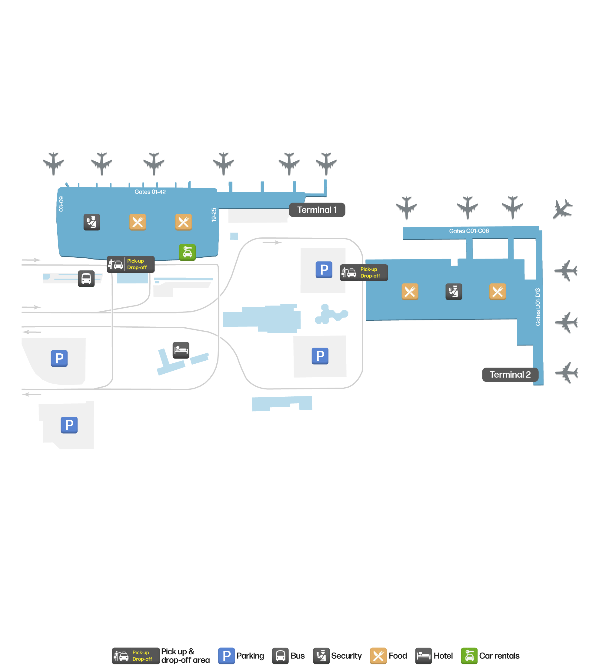 BLR Airport Terminal Map — Gates & Navigation
