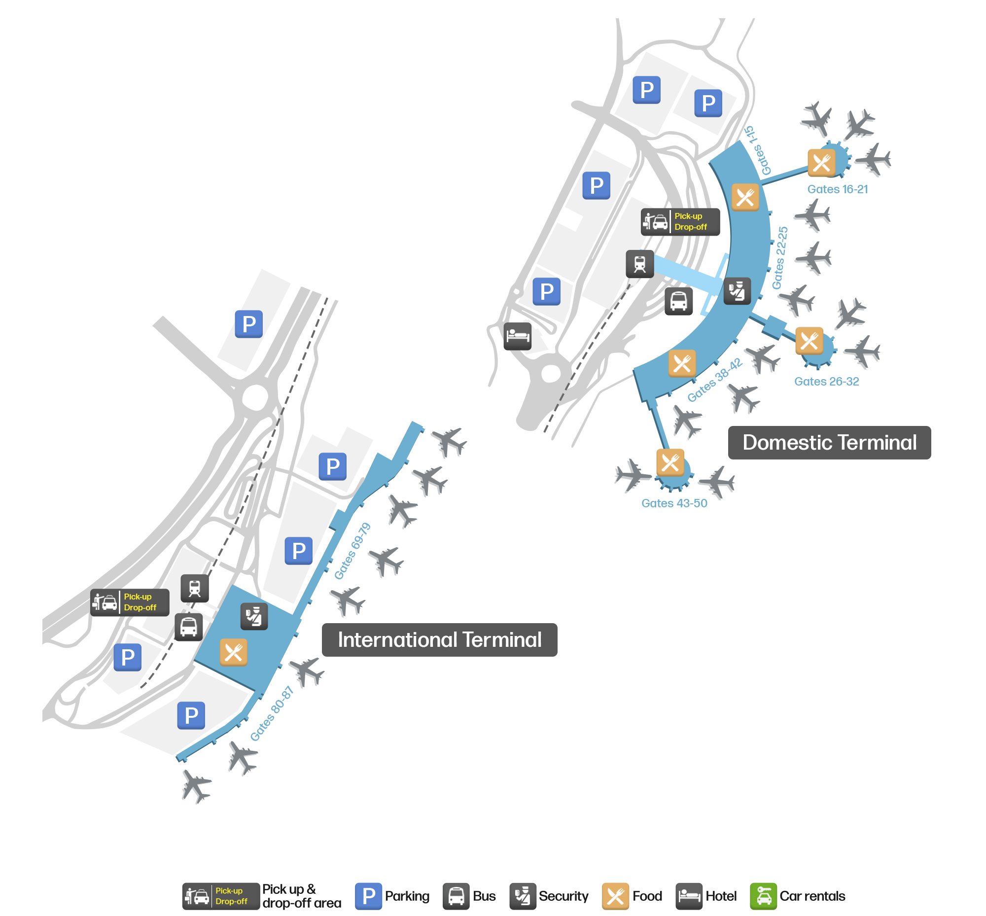 BNE Airport Terminal Map — Gates & Navigation
