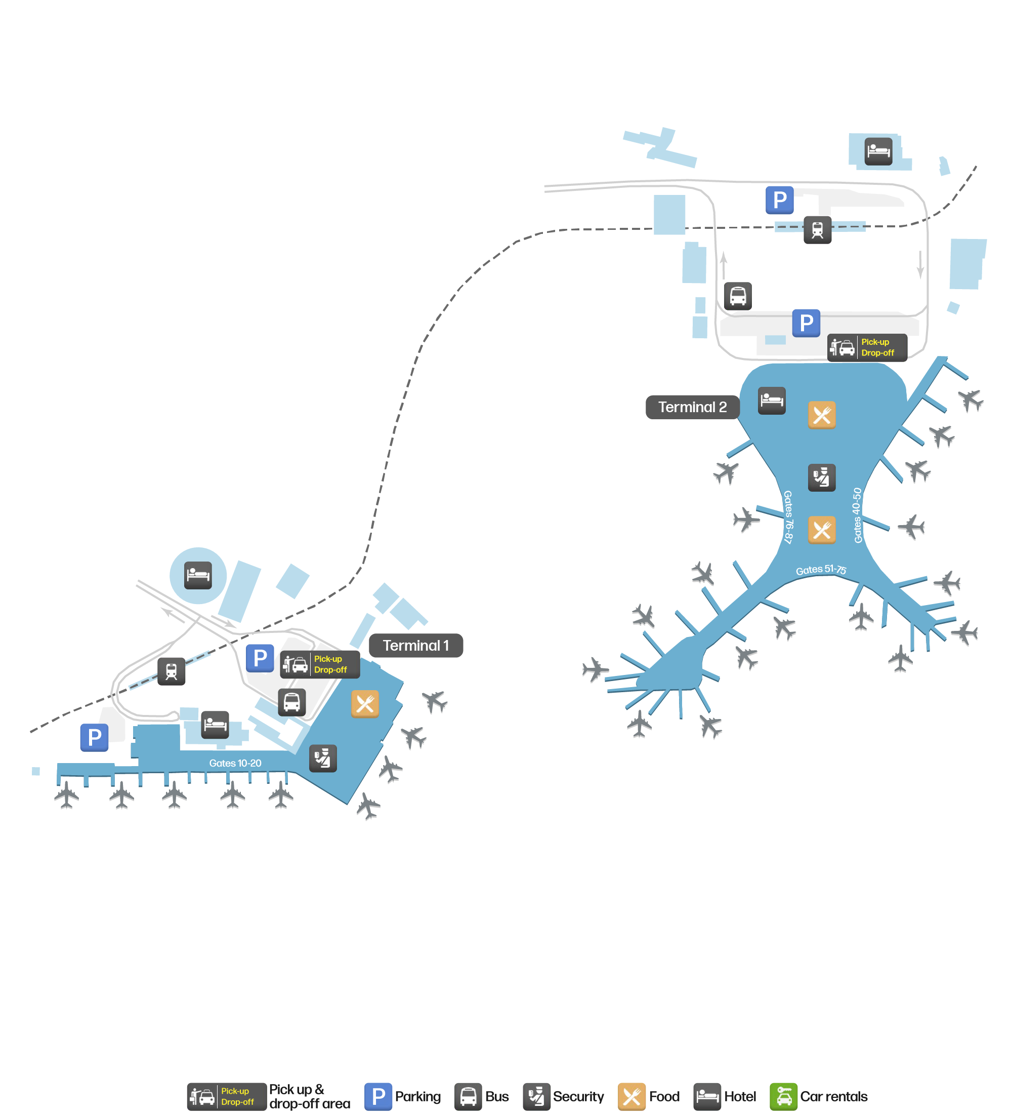 BOM Airport Terminal Map — Gates & Navigation