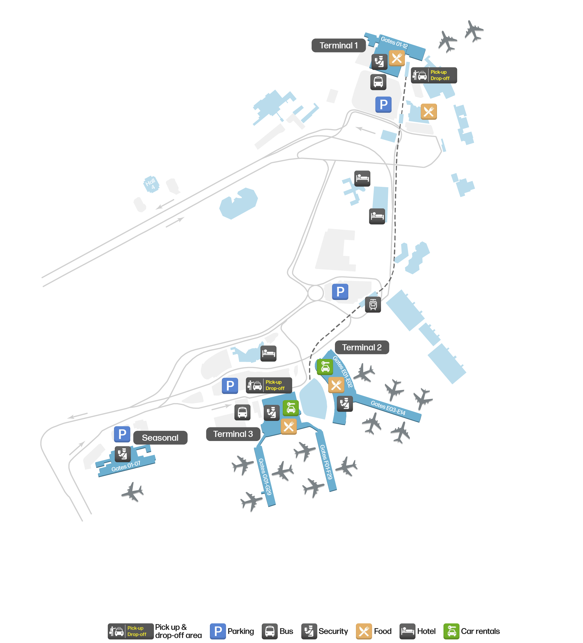 CAI Airport Terminal Map — Gates & Navigation