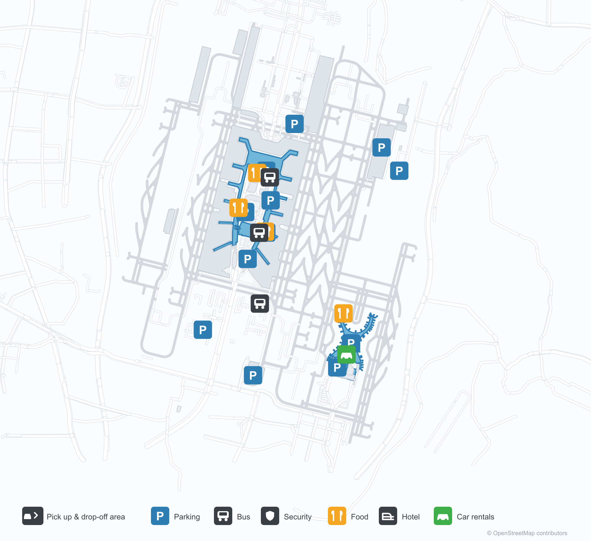 CAN Airport Terminal Map — Gates & Navigation