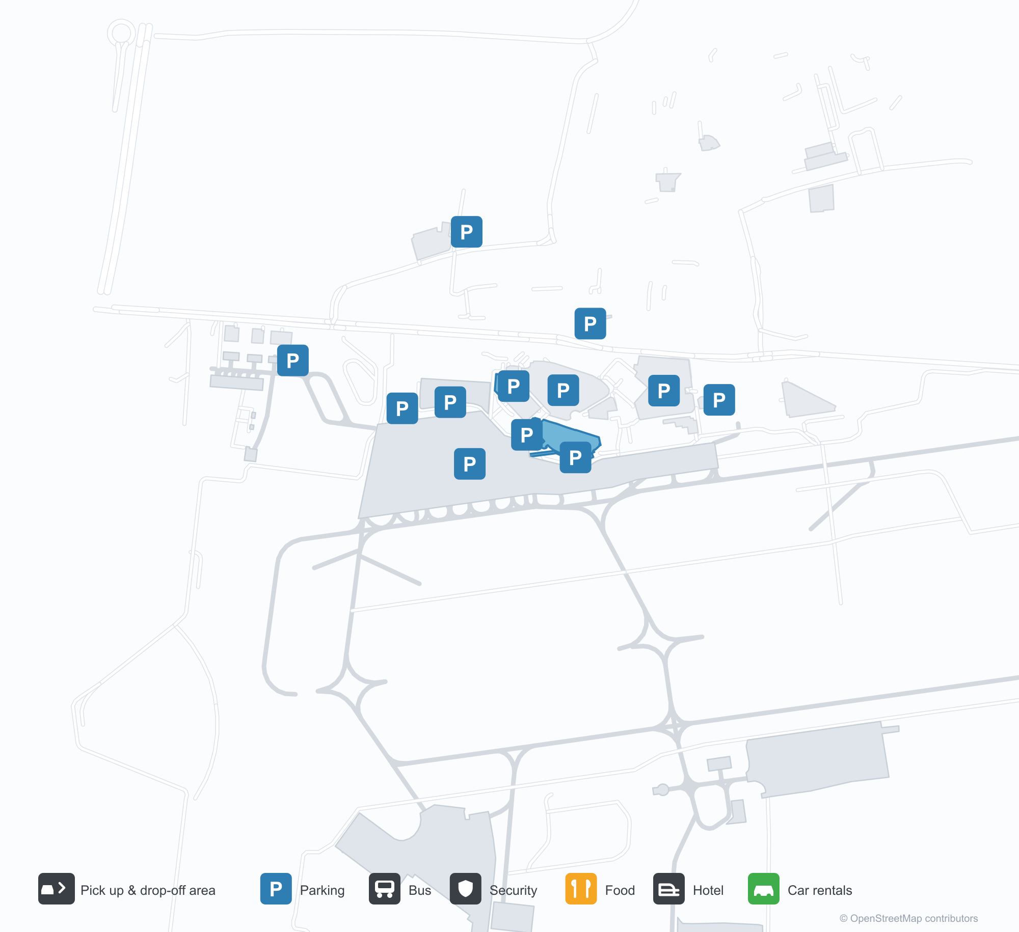 CFE Airport Terminal Map — Gates & Navigation