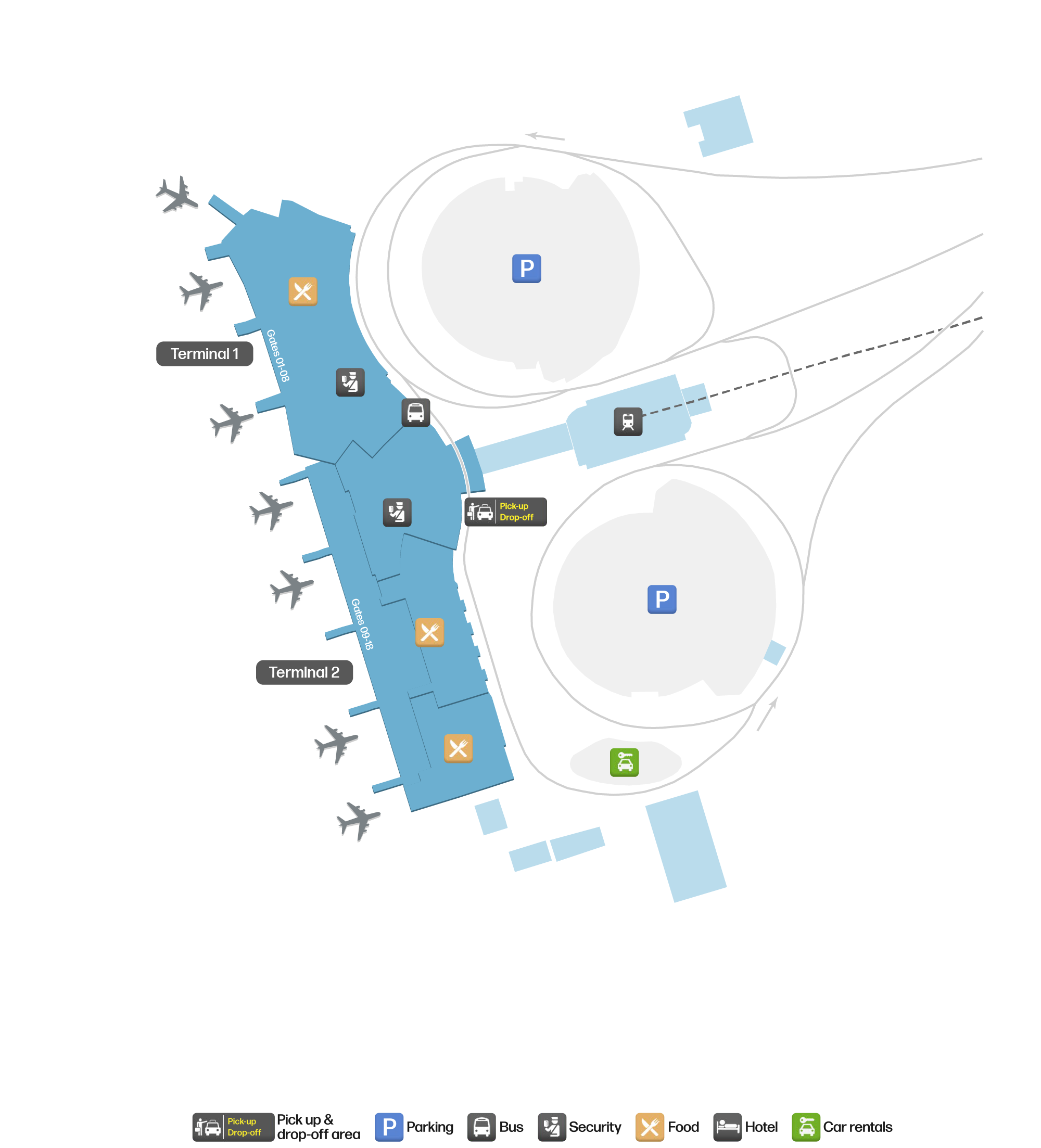 CMN Airport Terminal Map — Gates & Navigation