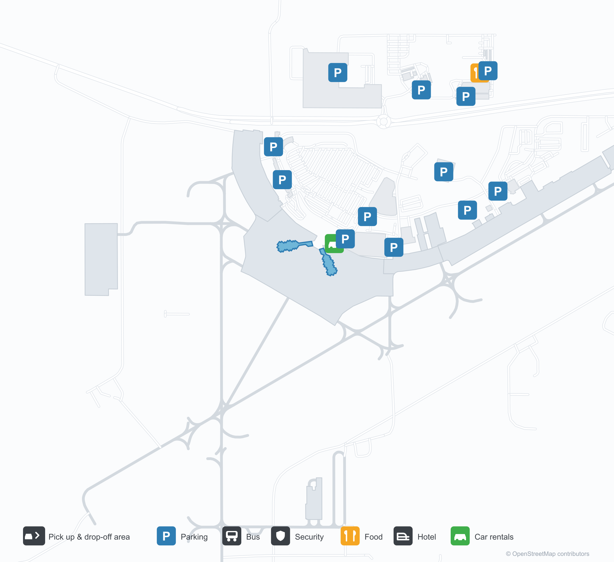 GRB Airport Terminal Map — Gates & Navigation