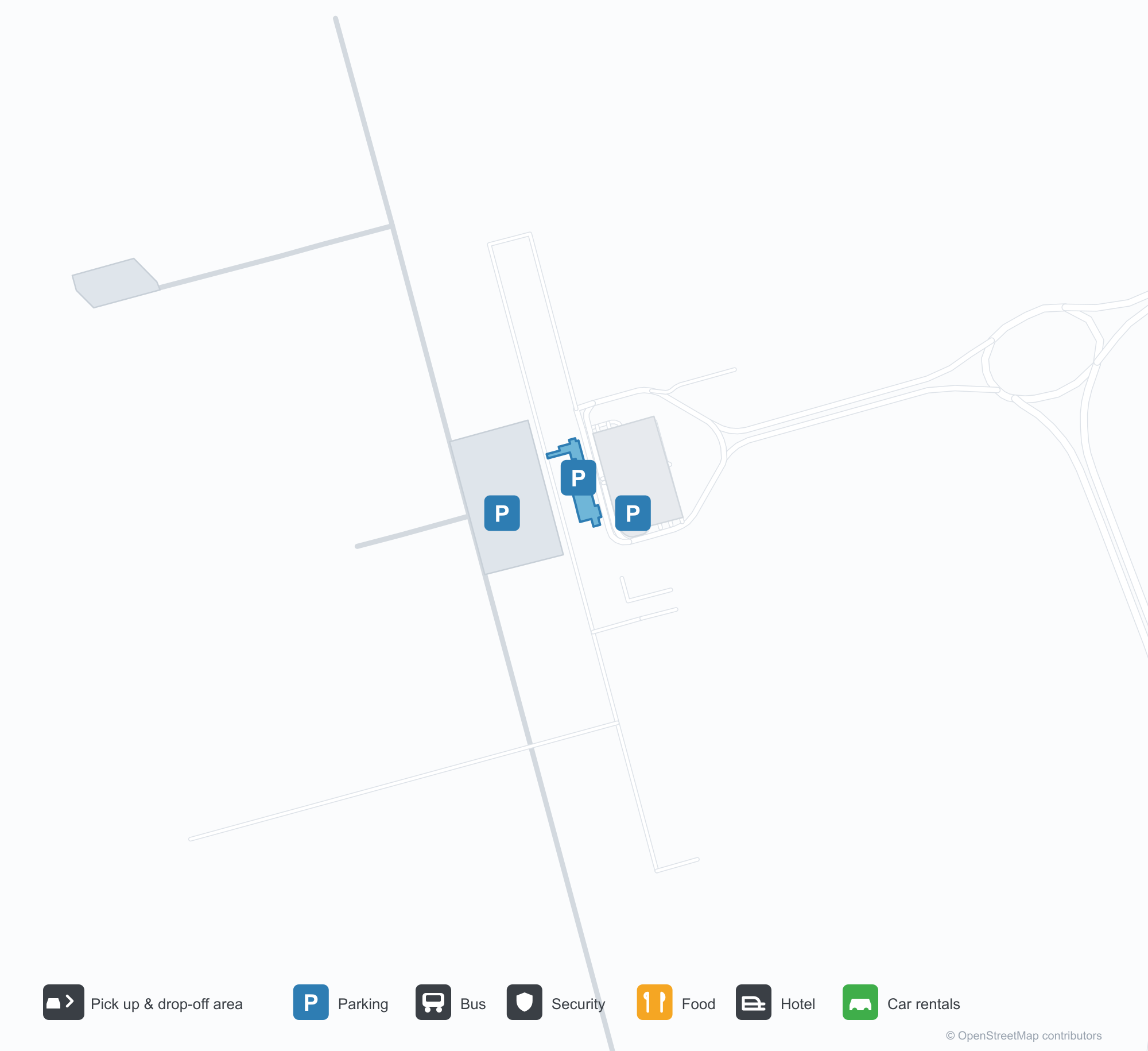 HOF Airport Terminal Map — Gates & Navigation