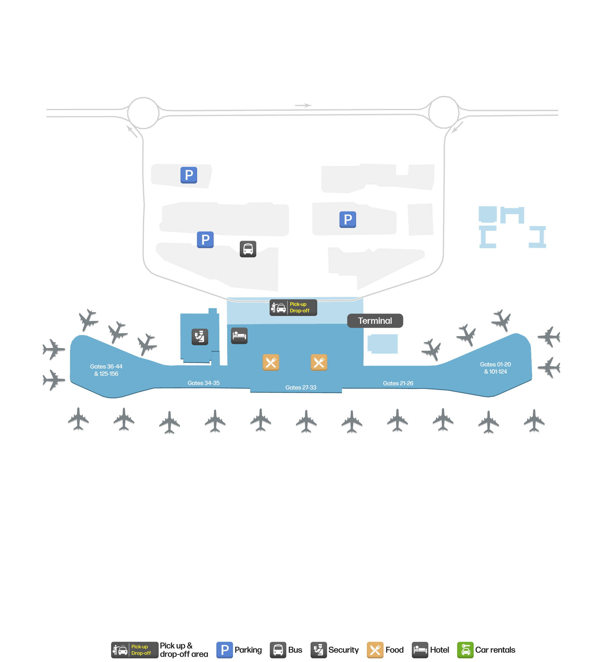HYD Airport Terminal Map — Gates & Navigation