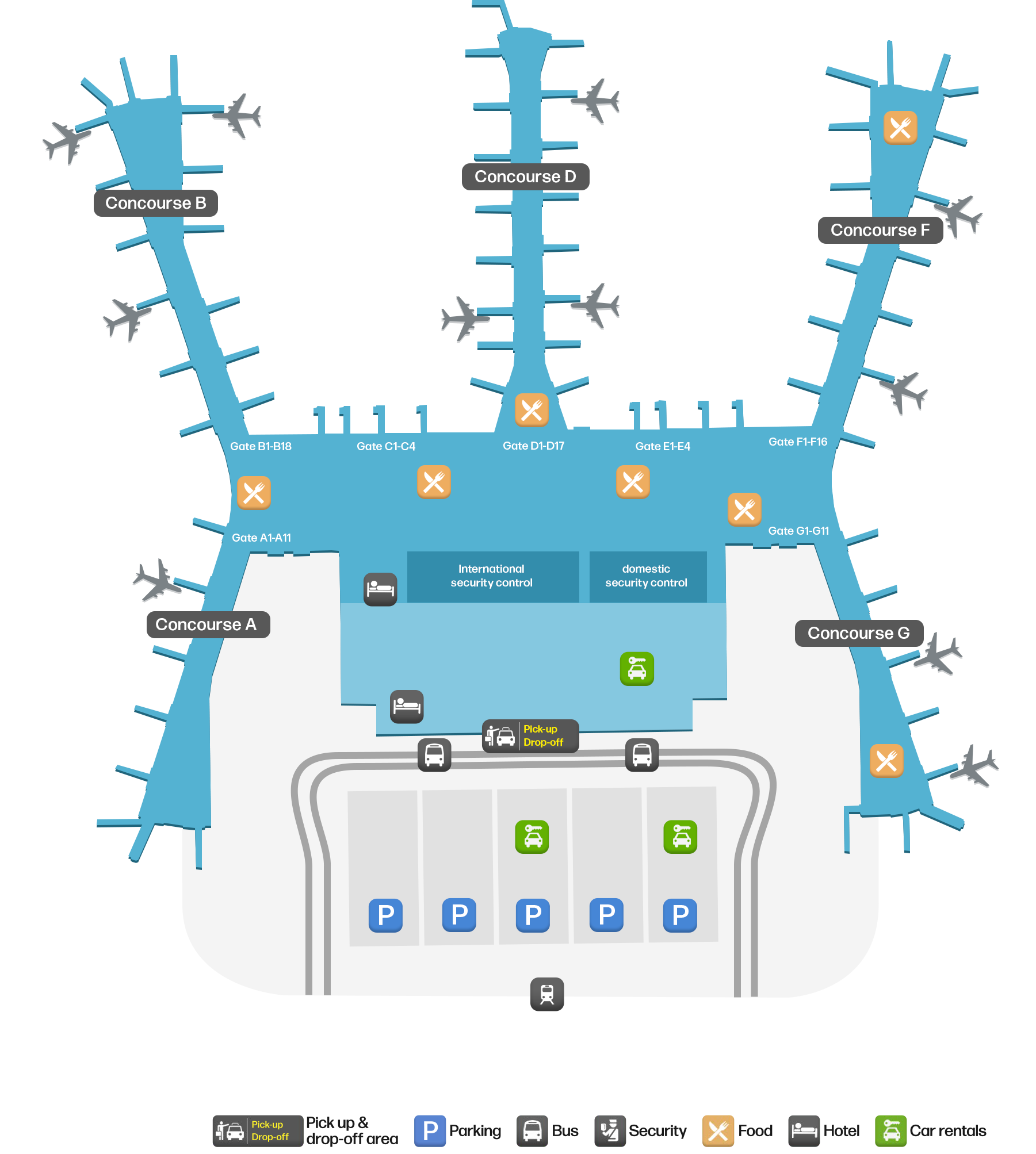 IST Airport Terminal Map — Gates & Navigation