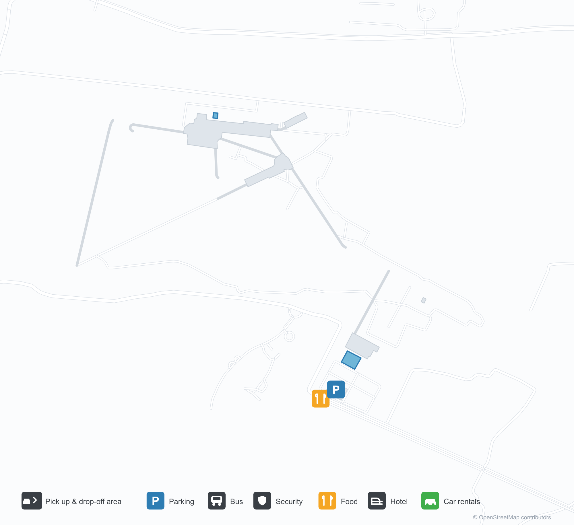 IXD Airport Terminal Map — Gates & Navigation