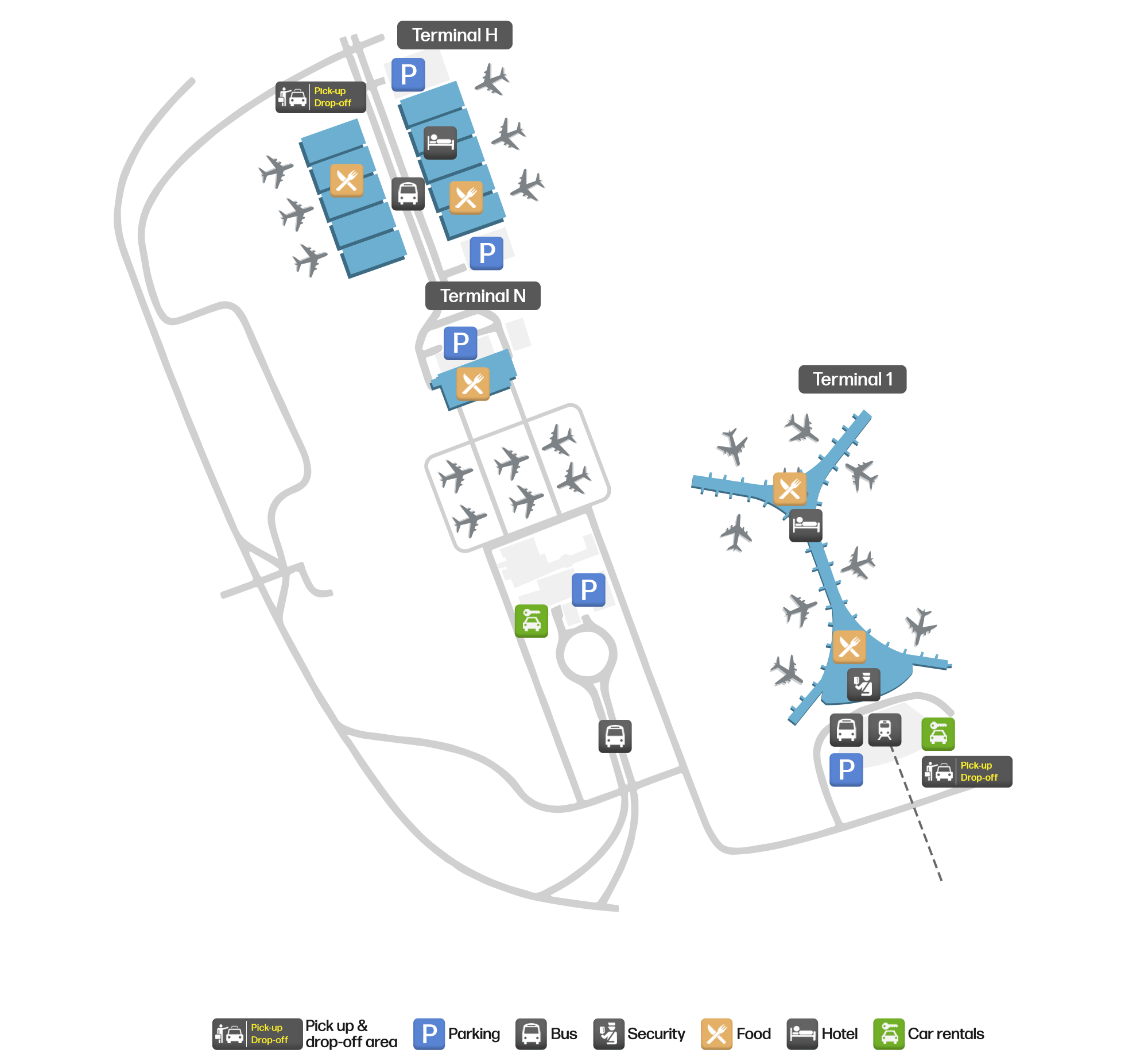 JED Airport Terminal Map — Gates & Navigation