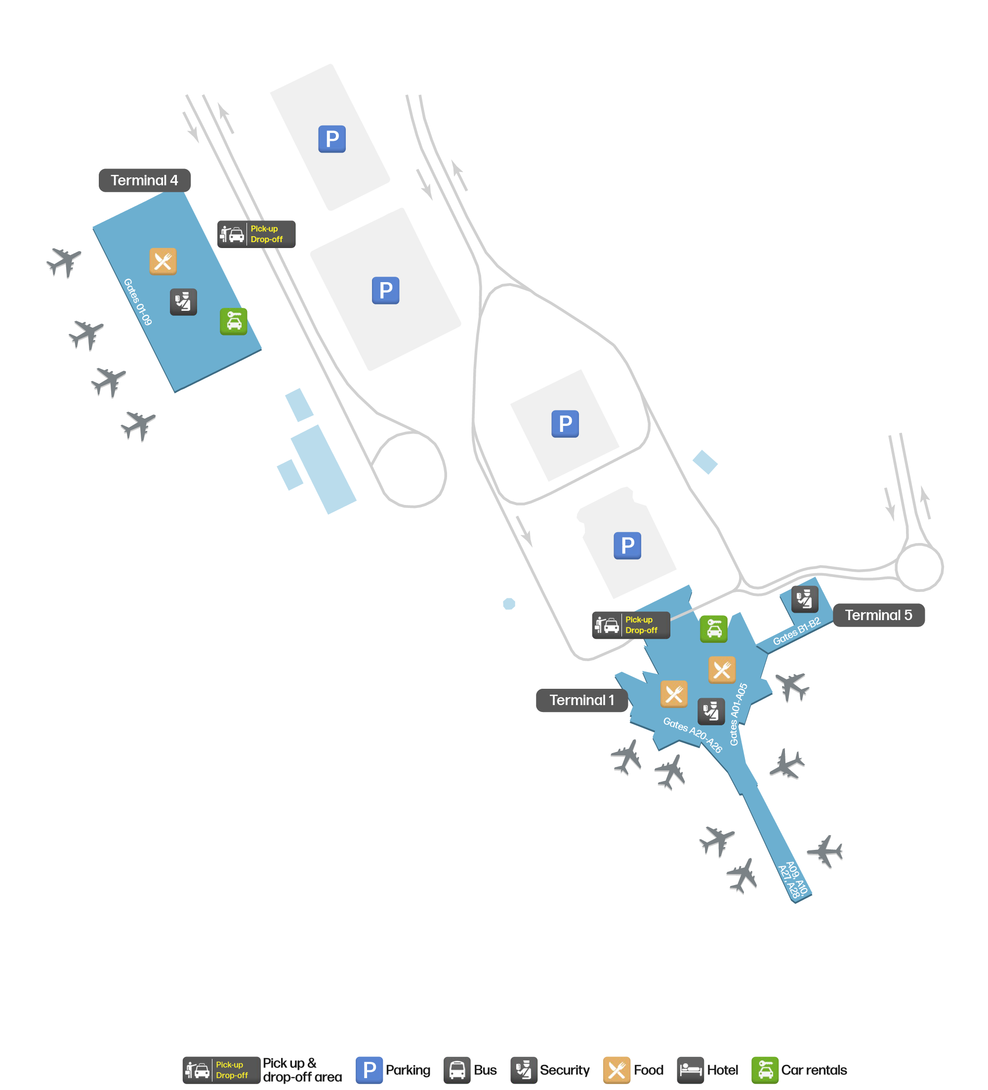 KWI Airport Terminal Map — Gates & Navigation