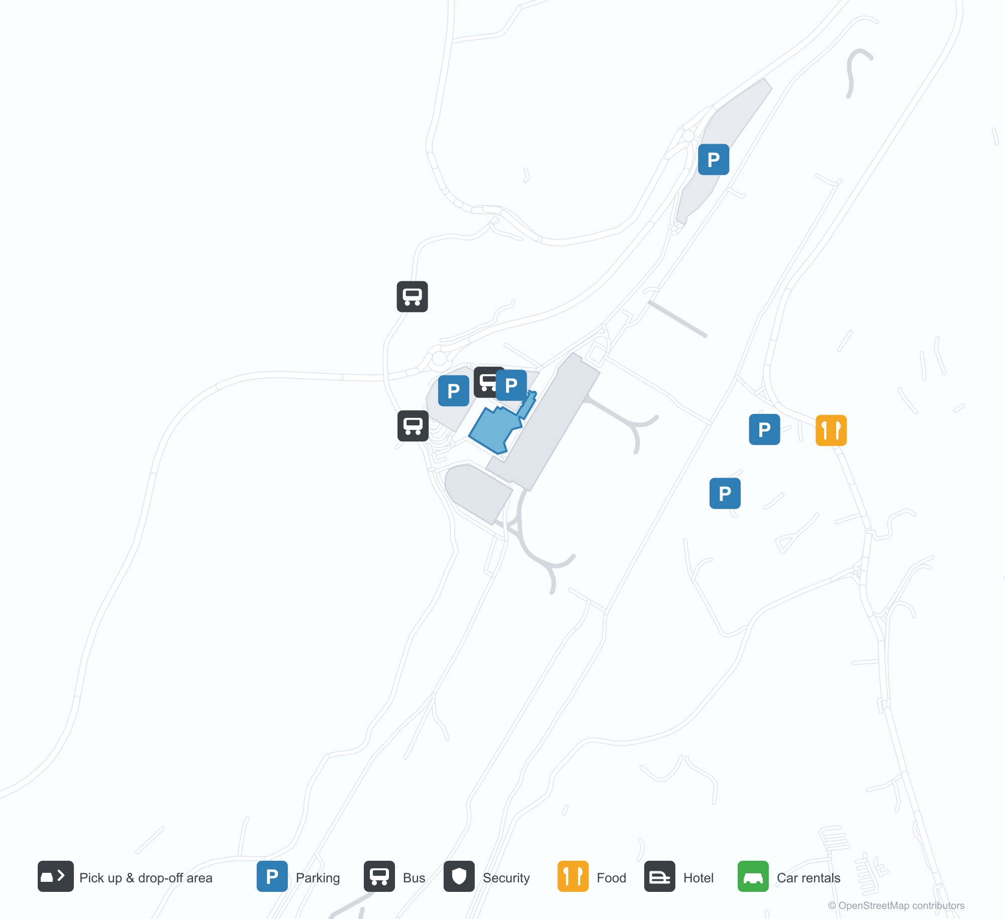 LCG Airport Terminal Map — Gates & Navigation