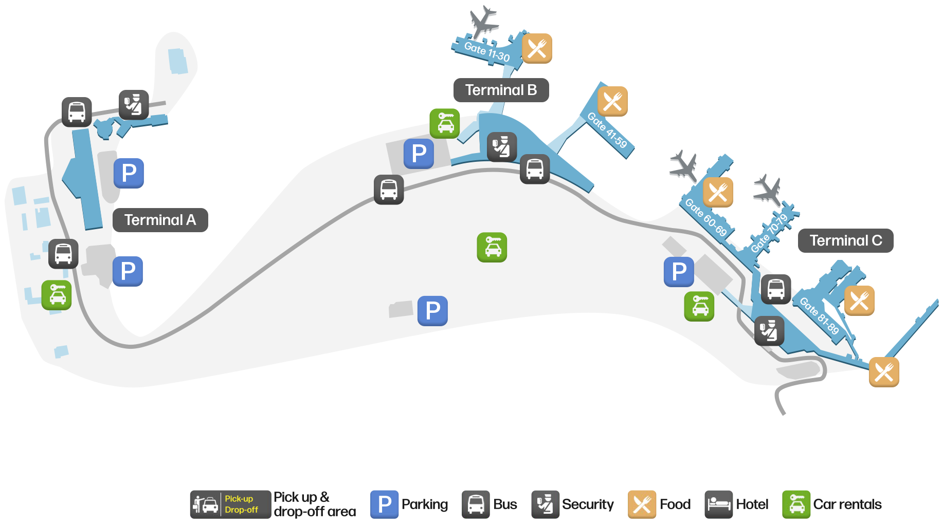 LGA Airport Terminal Map — Gates & Navigation