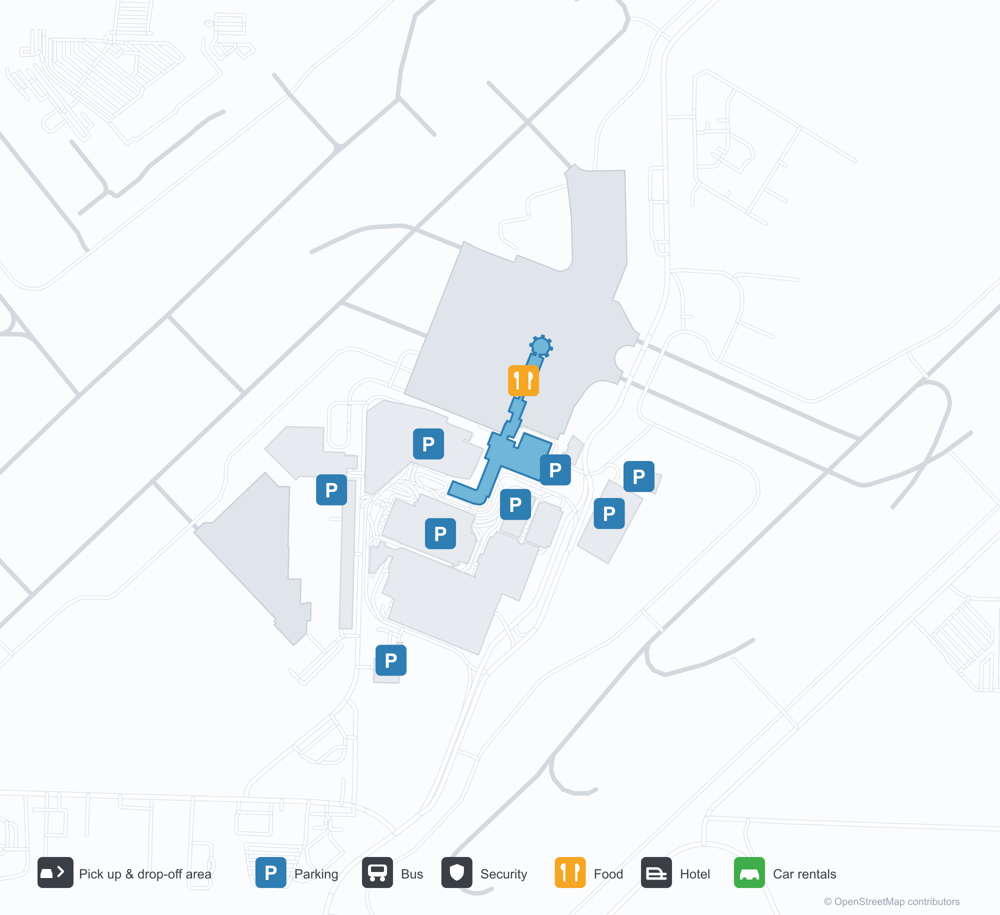 LIT Airport Terminal Map — Gates & Navigation