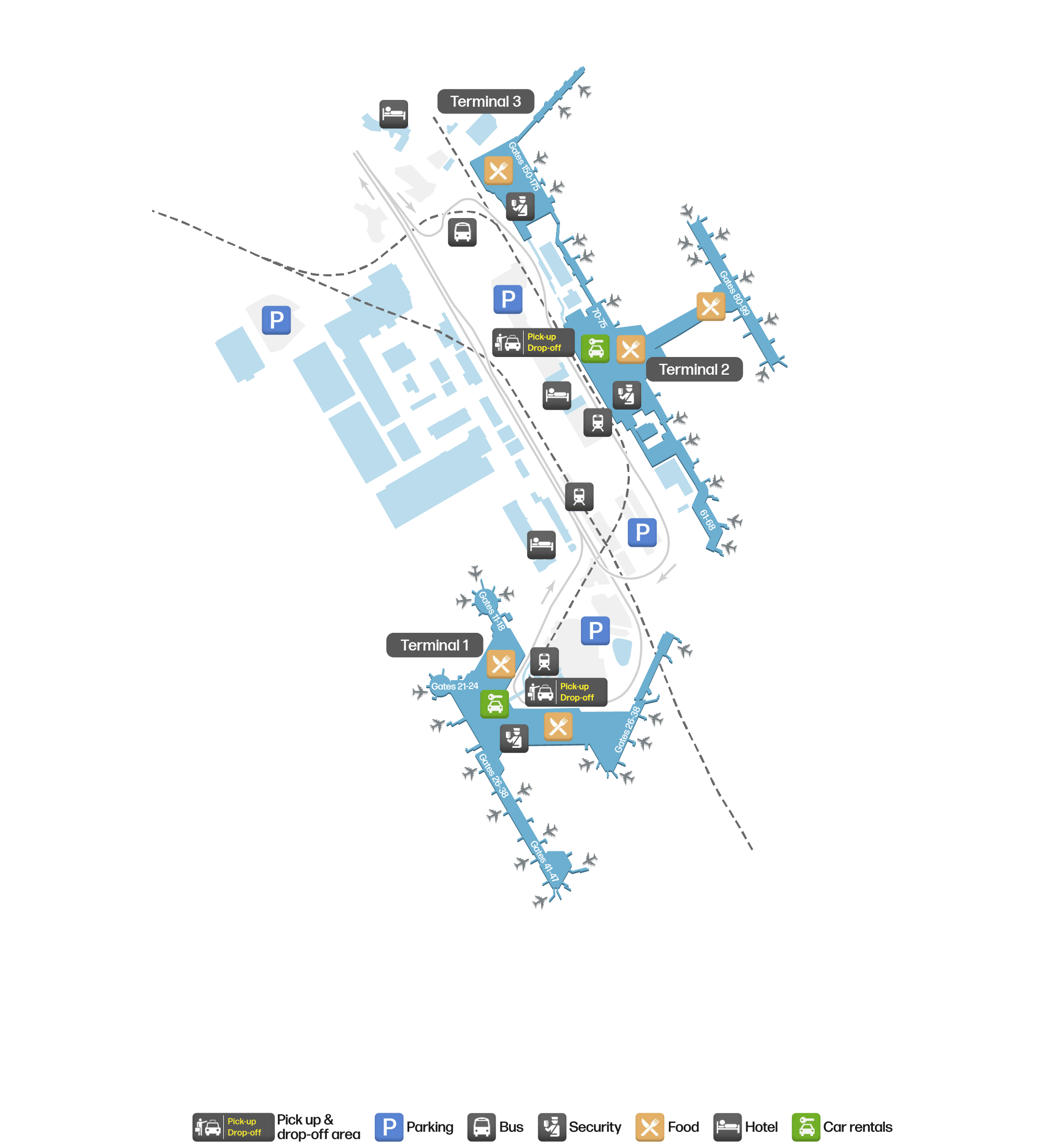 NRT Airport Terminal Map — Gates & Navigation