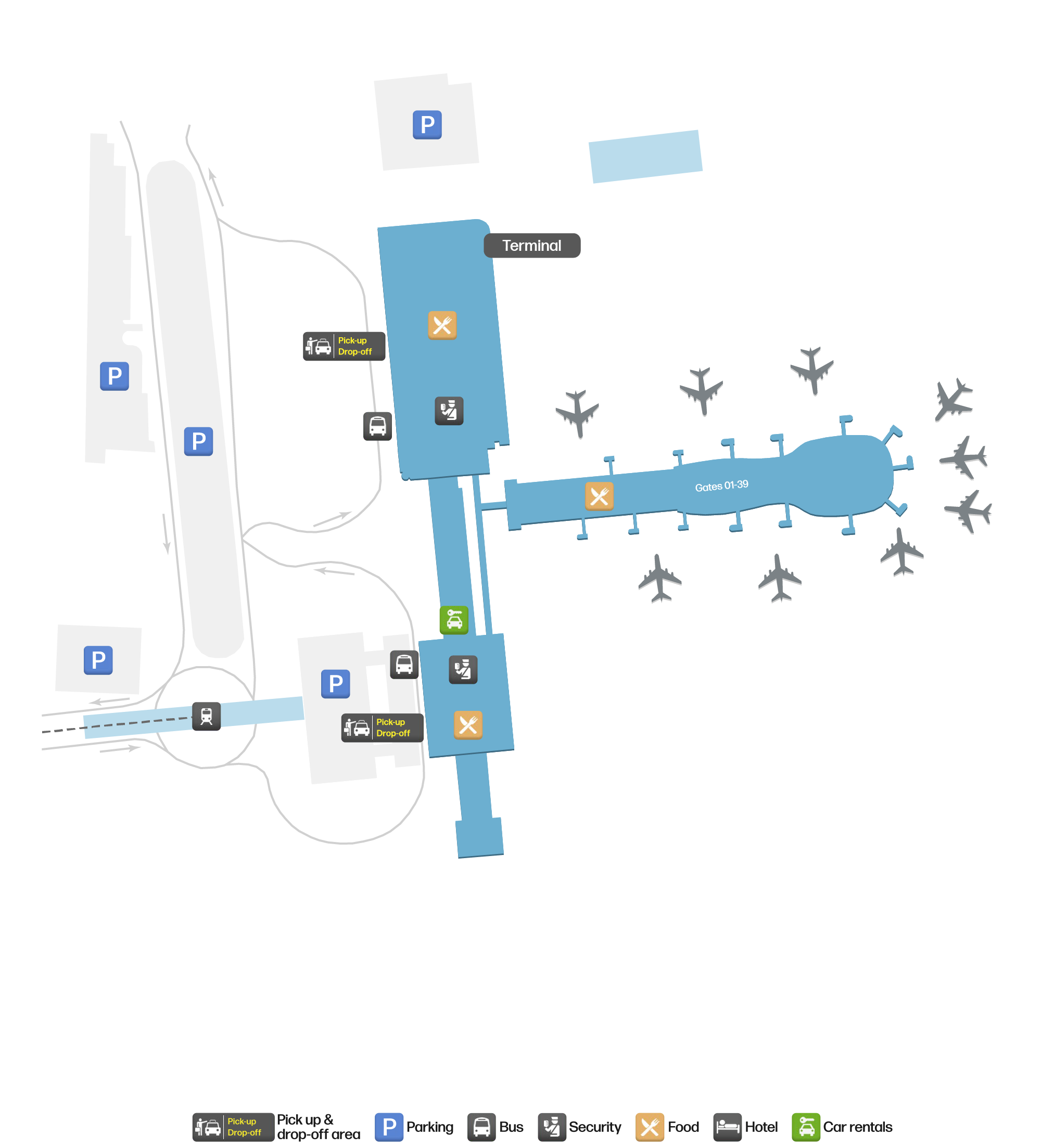 OTP Airport Terminal Map — Gates & Navigation