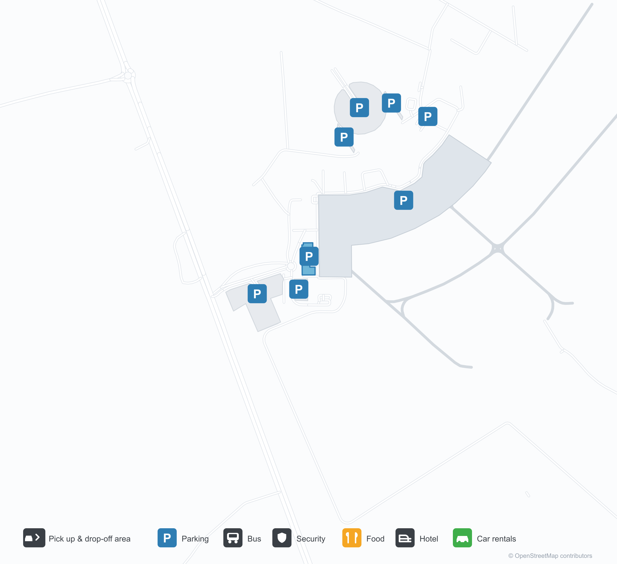 OUD Airport Terminal Map — Gates & Navigation