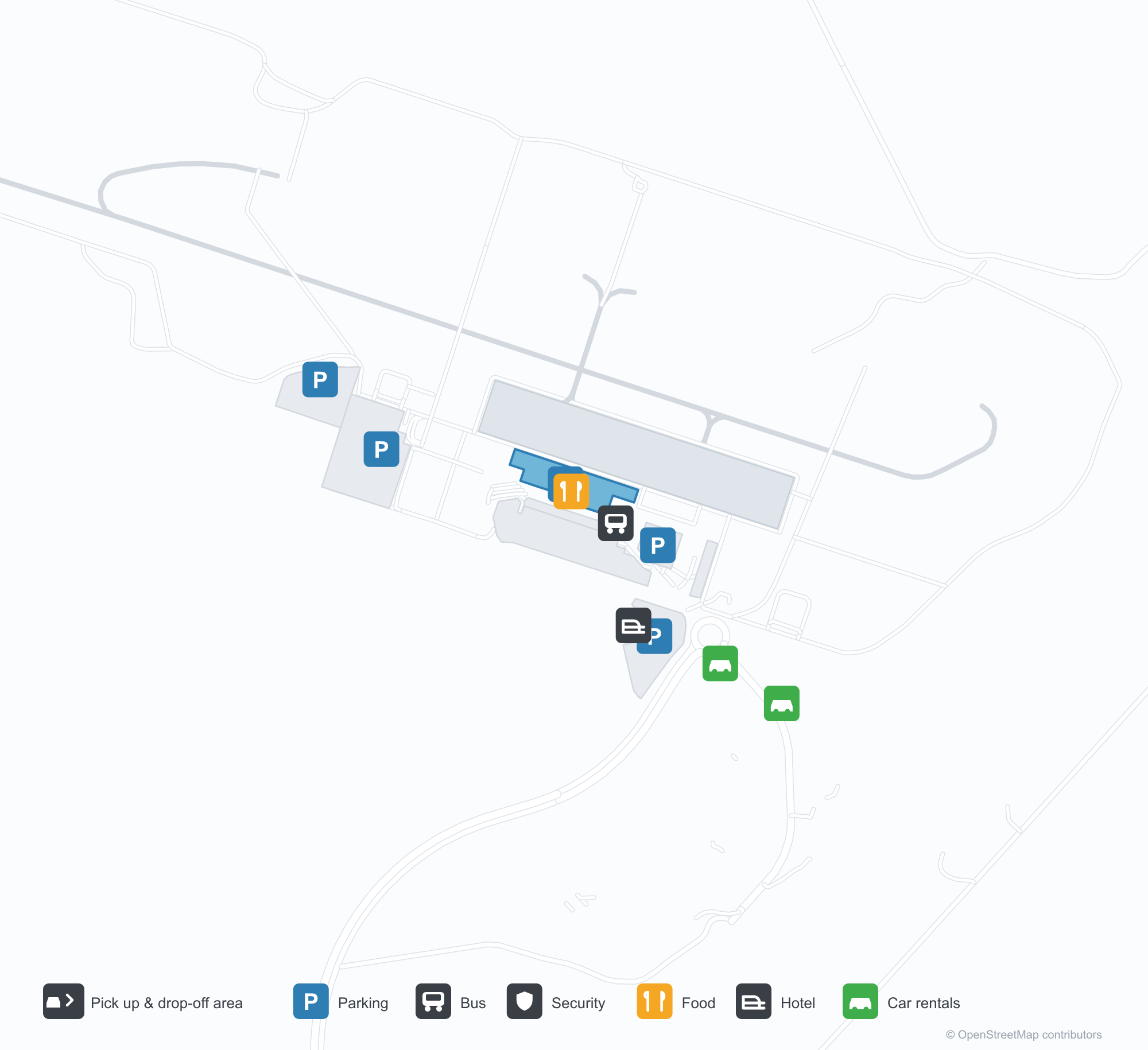 OVD Airport Terminal Map — Gates & Navigation