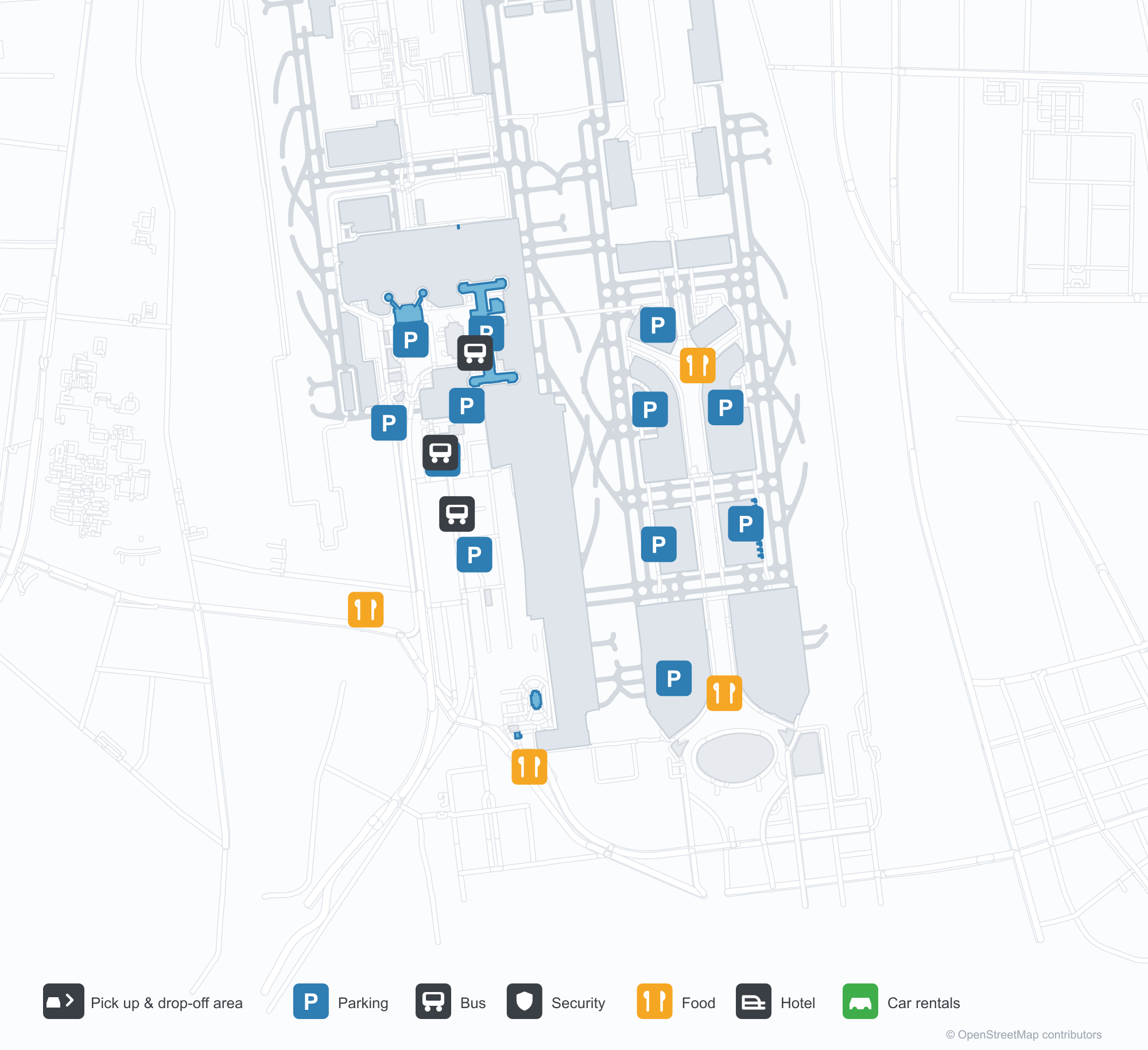 PEK Airport Terminal Map — Gates & Navigation