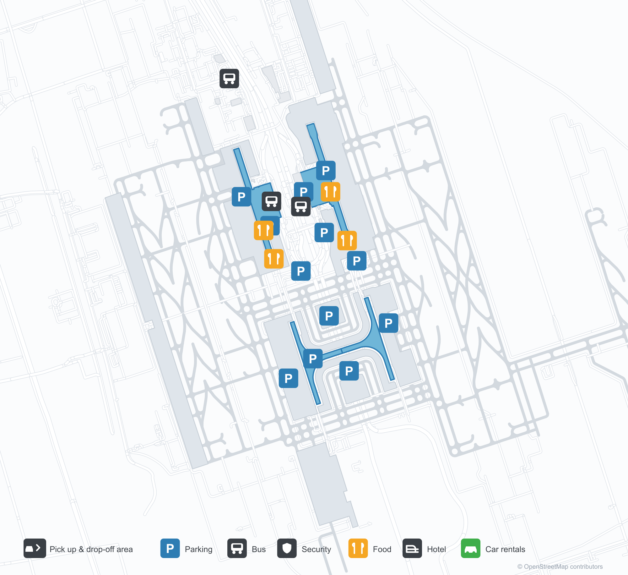 PVG Airport Terminal Map — Gates & Navigation