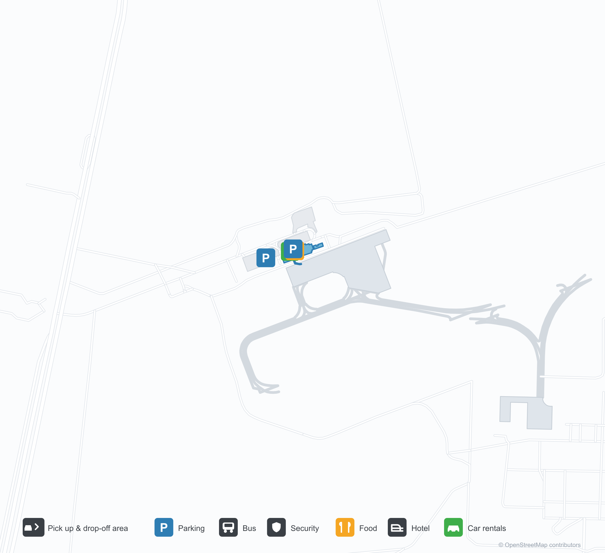 REL Airport Terminal Map — Gates & Navigation