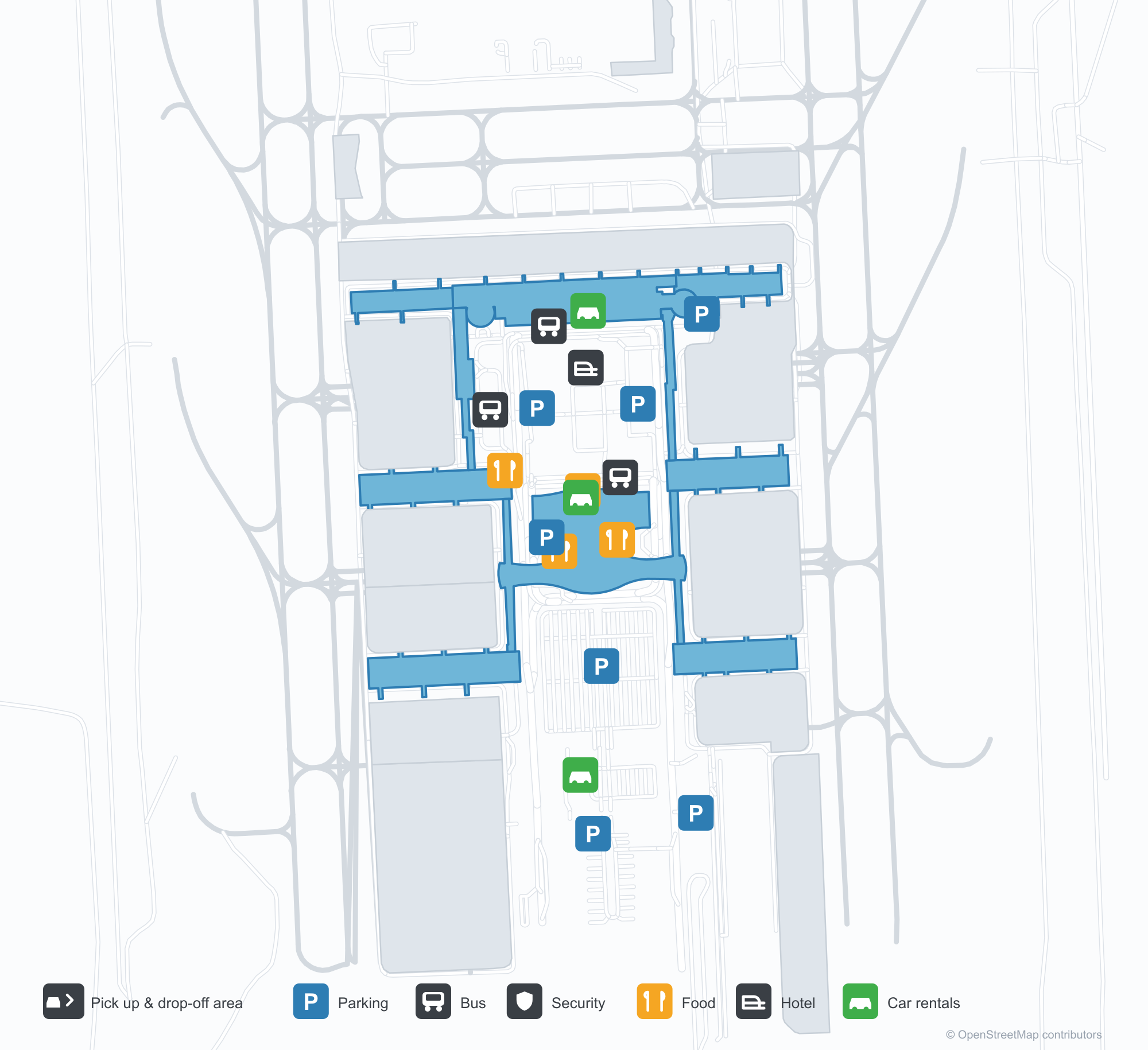 SCL Airport Terminal Map — Gates & Navigation