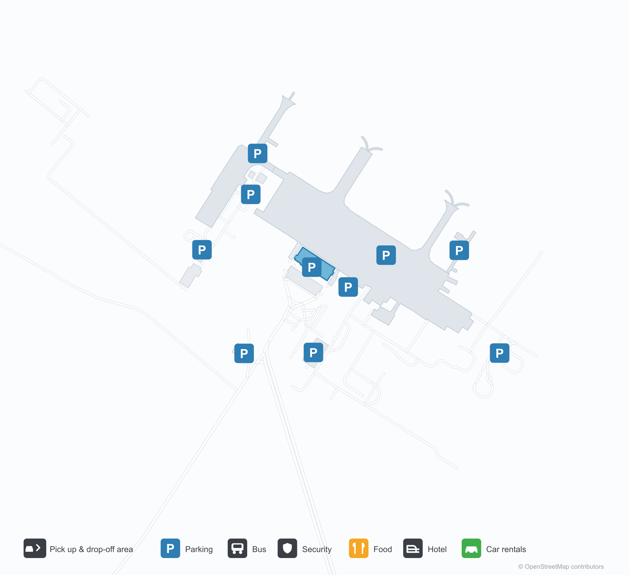 SCO Airport Terminal Map — Gates & Navigation