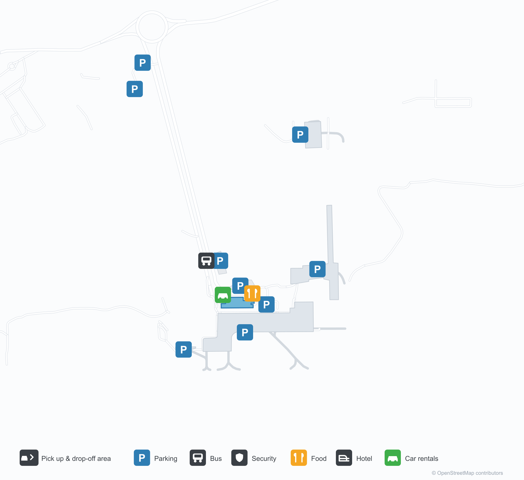 SCU Airport Terminal Map — Gates & Navigation