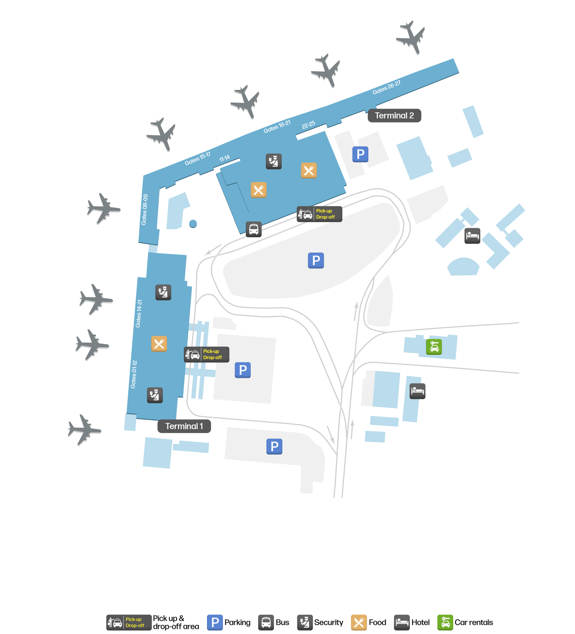 SGN Airport Terminal Map — Gates & Navigation
